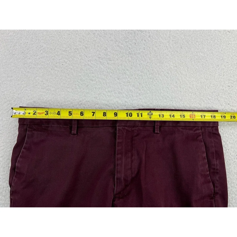Banana Republic Pants Mens 36x30 Red Tapered Rapid Movement Chino Stretch Casual